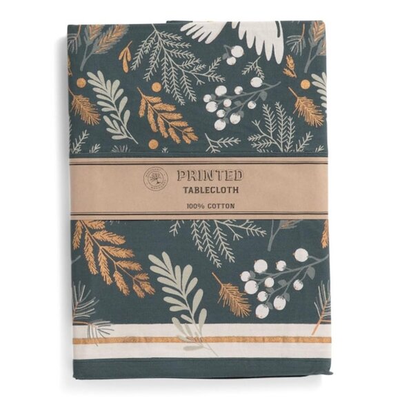 Mahogany Tablecloth (Christmas Doves, 60x60) - Picture 1 of 1